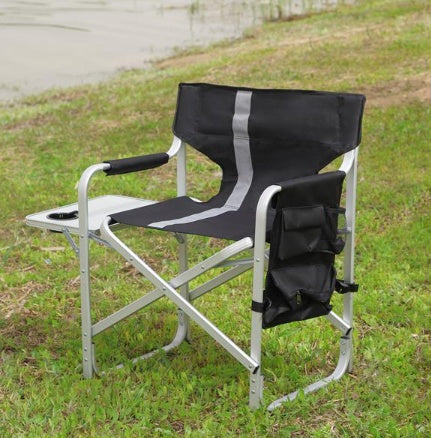 1-piece Upholstered Folding Outdoor Chair With Side Table And Storage Bag - Izzy's Market