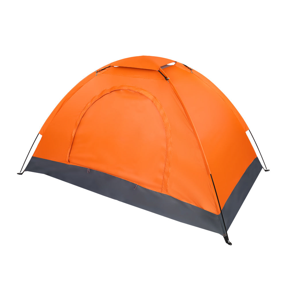 Single-person Single-layer Orange Tent - Izzy's Market