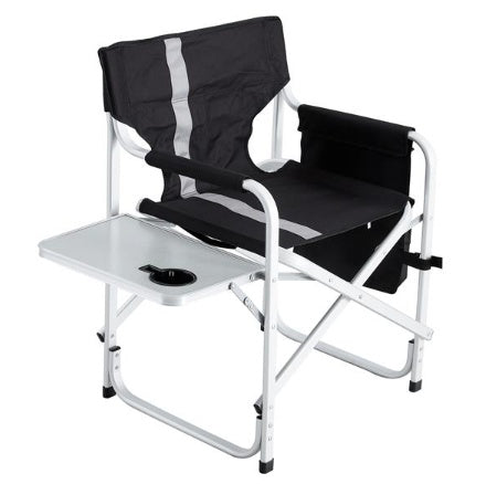 1-piece Upholstered Folding Outdoor Chair With Side Table And Storage Bag - Izzy's Market