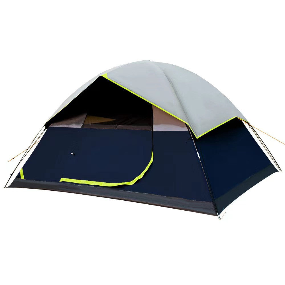 4 Person Black Coated Darkroom Tent For Camping Family Backpacking Tents - Izzy's Market