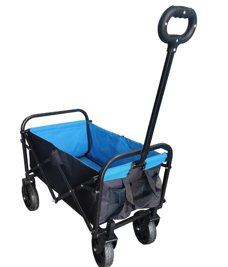 Mini Folding Wagon Garden Cart Shopping Cart Outdoor Camper Wagon Tools Cart - Izzy's Market