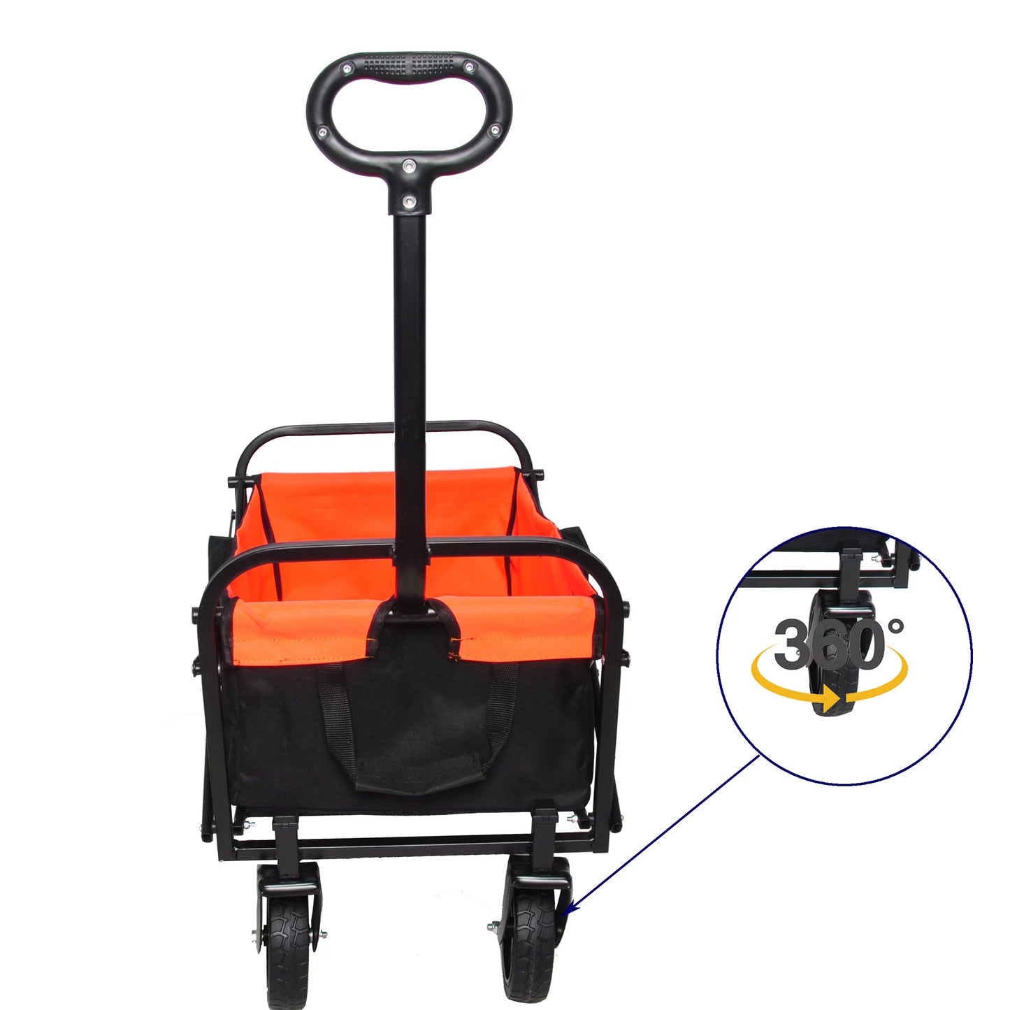 Mini Folding Wagon Garden Cart Shopping Cart Outdoor Camper Wagon Tools Cart - Izzy's Market