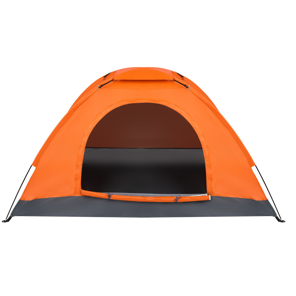 Single-person Single-layer Orange Tent - Izzy's Market