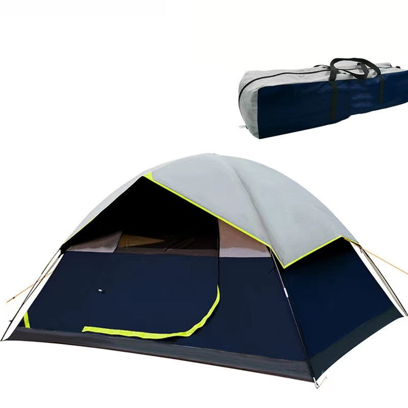 4 Person Black Coated Darkroom Tent For Camping Family Backpacking Tents - Izzy's Market