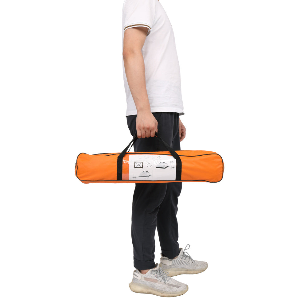 Single-person Single-layer Orange Tent - Izzy's Market