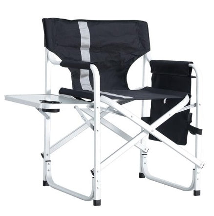 1-piece Upholstered Folding Outdoor Chair With Side Table And Storage Bag - Izzy's Market