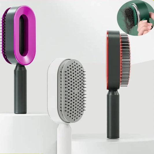 Self Cleaning Hair Brush - Izzy's Market