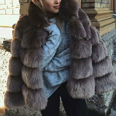 Women Fur Short Jacket - Izzy's Market