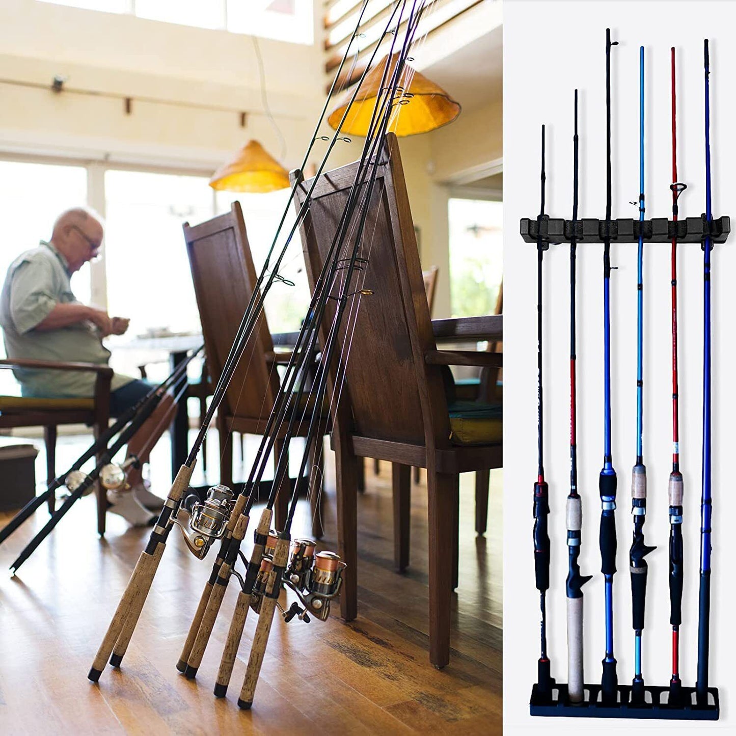 Fishing Rod Rack - Izzy's Market