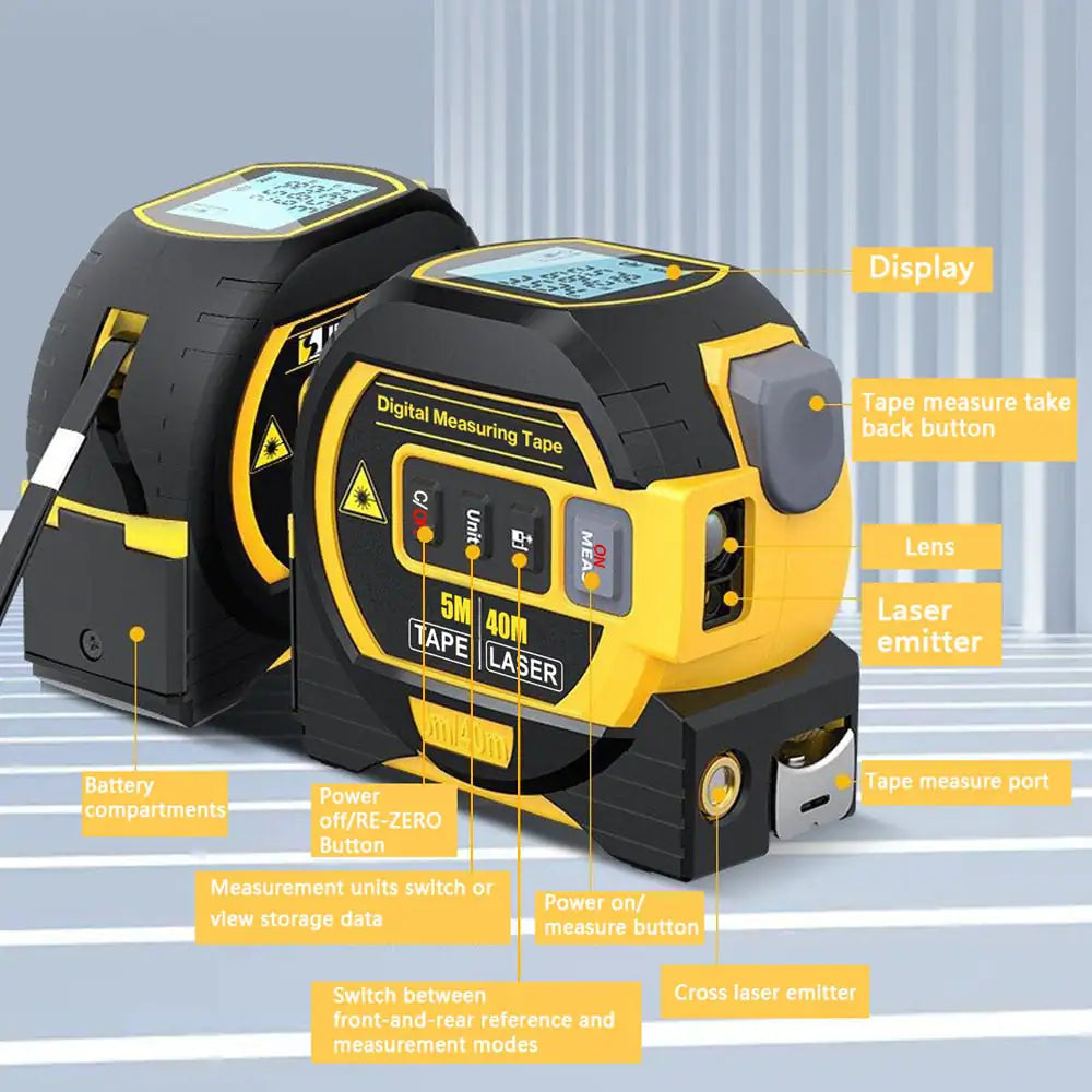 Laser Tape Measure - Izzy's Market