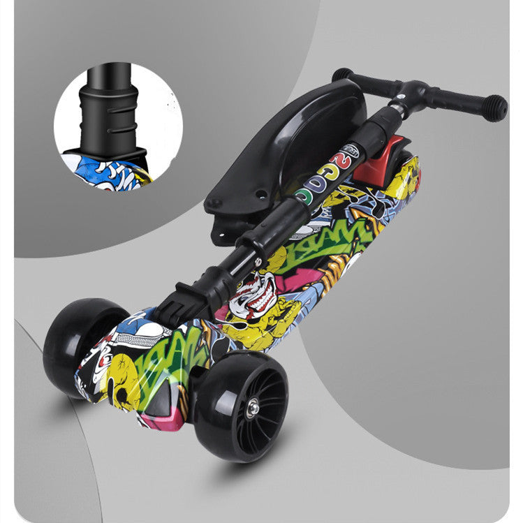 Children's Scooter Three-in-one  Wheel - Izzy's Market