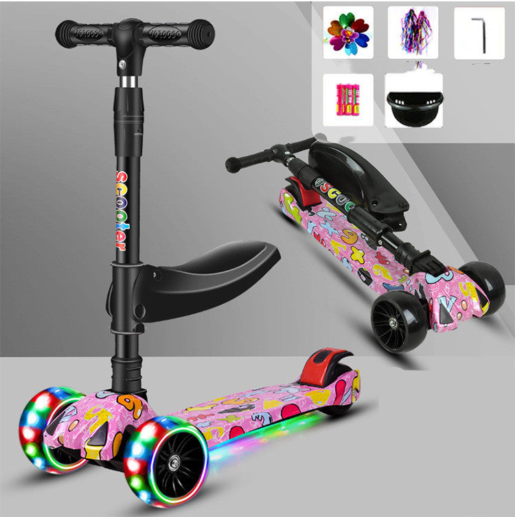 Children's Scooter Three-in-one  Wheel - Izzy's Market