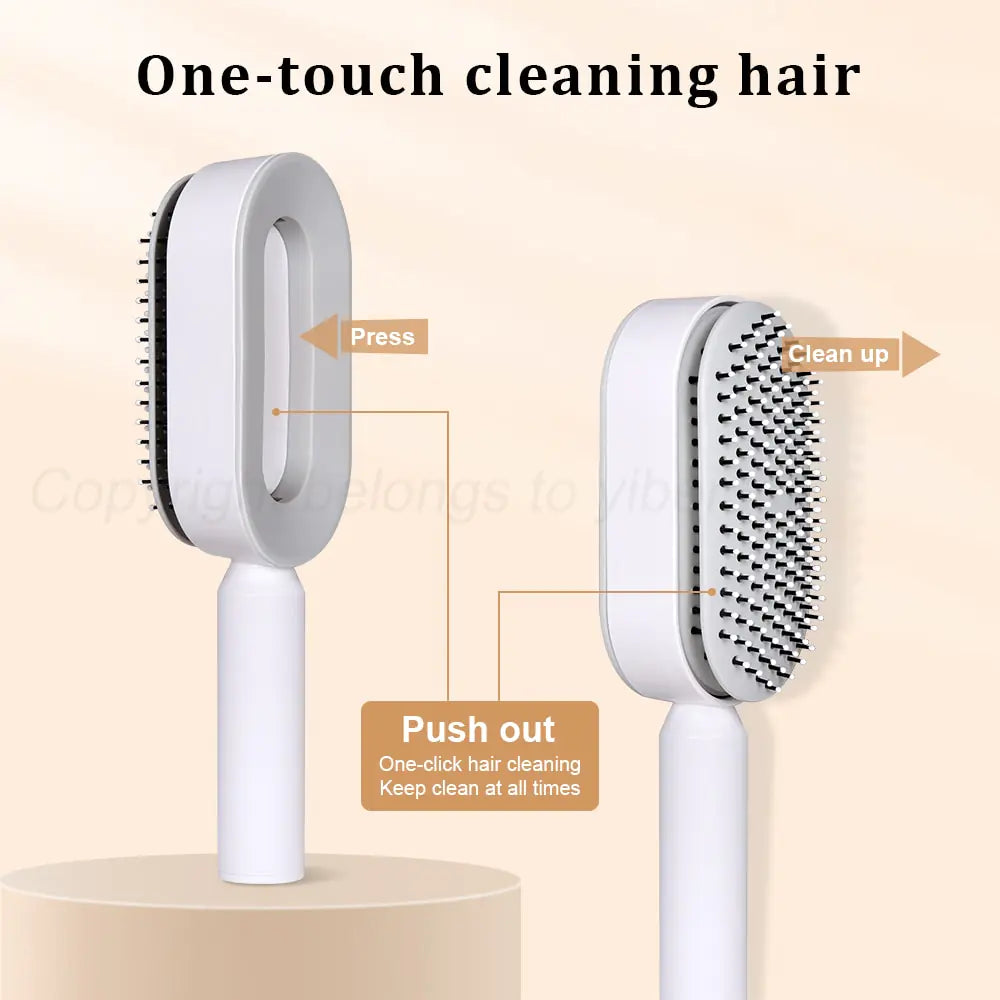 Self Cleaning Hair Brush - Izzy's Market