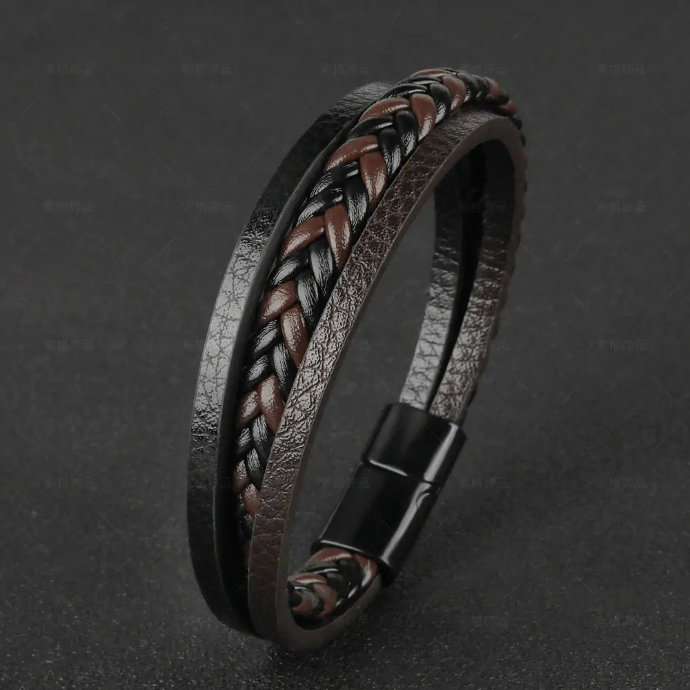 Cattle Leather Bracelet - Izzy's Market