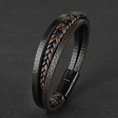 Cattle Leather Bracelet - Izzy's Market